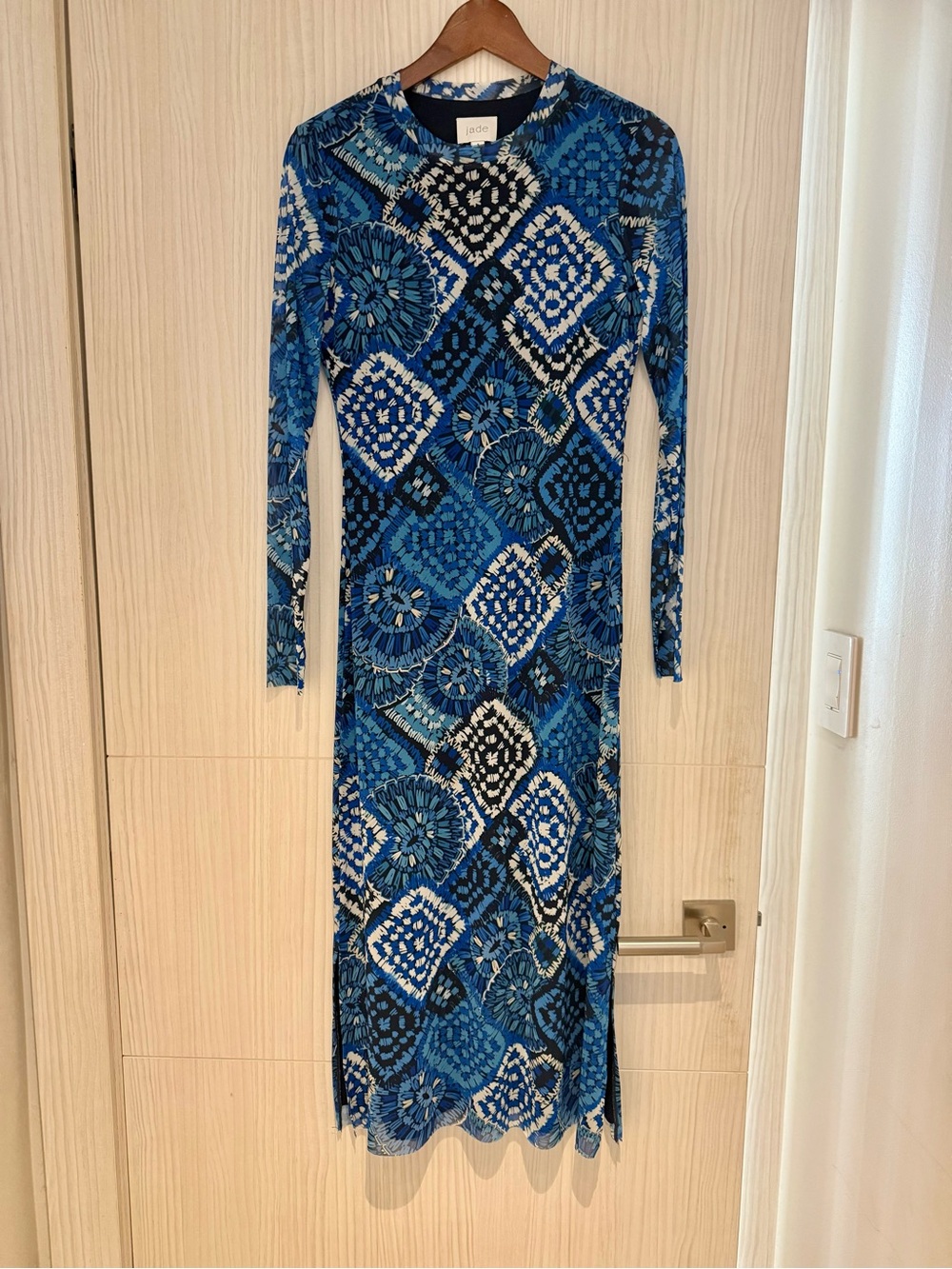 Jade by Johnny Was Long-Sleeve Midi Dress